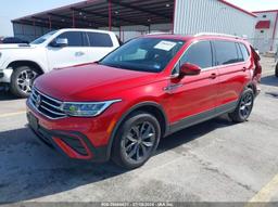 2022 VOLKSWAGEN TIGUAN 2.0T SE Red  Gasoline 3VV3B7AX2NM135305 photo #3