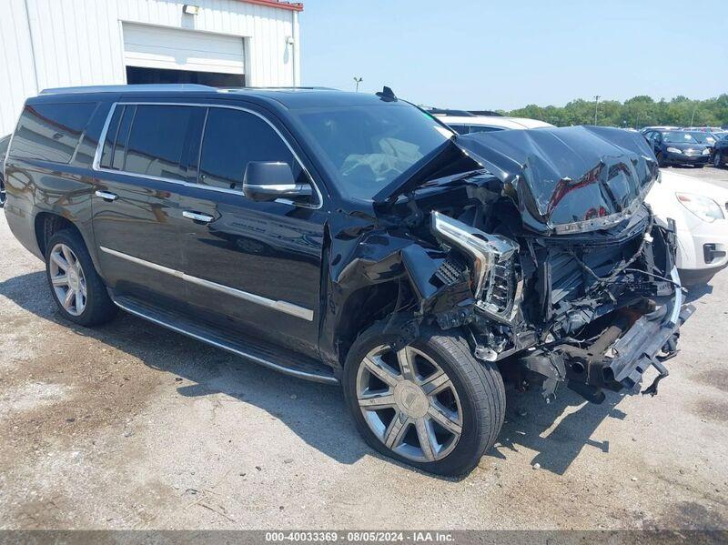 2018 CADILLAC ESCALADE ESV LUXURY Black  Gasoline 1GYS4HKJ0JR101516 photo #1