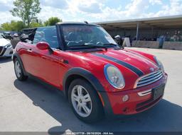 2007 MINI COOPER Red  Gasoline WMWRF33567TF66297 photo #2