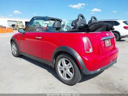 2007 MINI COOPER Red  Gasoline WMWRF33567TF66297 photo #4