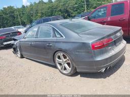 2016 AUDI S8 4.0T Gray  Gasoline WAUJSAFD0GN002775 photo #4