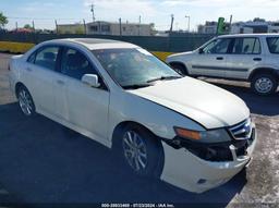 2006 ACURA TSX White  Gasoline JH4CL96876C009533 photo #2