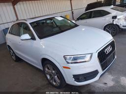 2015 AUDI Q3 2.0T PREMIUM PLUS White  Flexible Fuel WA1FFCFS4FR000293 photo #2