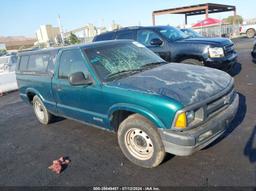 1996 CHEVROLET S TRUCK S10 Green  Gasoline 1GCCS1443T8205005 photo #2