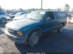 1996 CHEVROLET S TRUCK S10 Green  Gasoline 1GCCS1443T8205005 photo #3