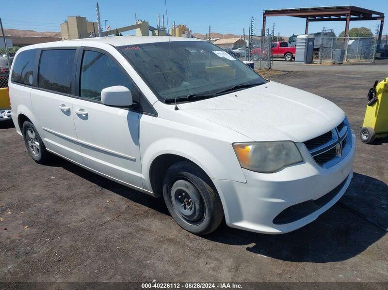 2013 DODGE GRAND CARAVAN SXT White  Flexible Fuel 2C4RDGCG2DR580652 photo #1