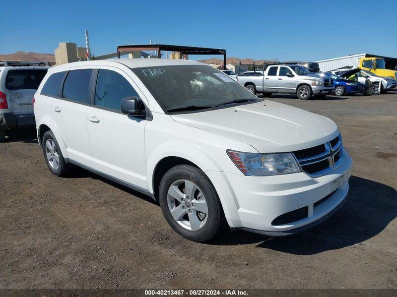 2013 DODGE JOURNEY AMERICAN VALUE PKG White  Gasoline 3C4PDCAB5DT650245 photo #1