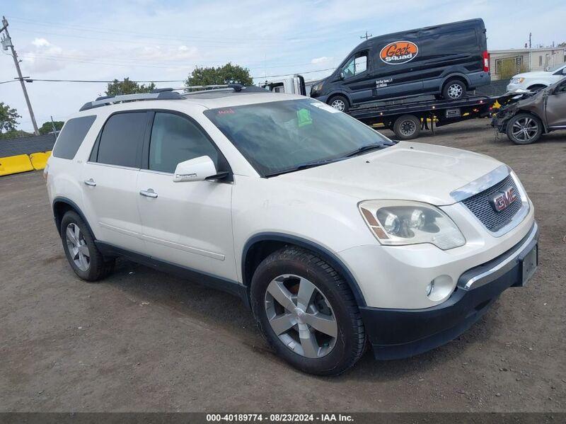 2012 GMC ACADIA SLT-1 White  Gasoline 1GKKVREDXCJ139890 photo #1