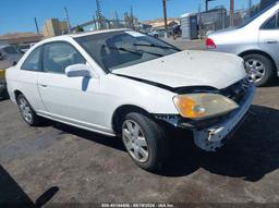 2002 HONDA CIVIC EX White  Gasoline 1HGEM22902L037389 photo #2