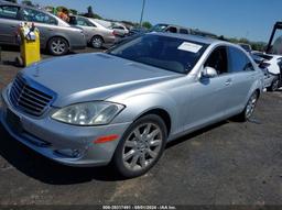 2008 MERCEDES-BENZ S 550 4MATIC Silver  Gasoline WDDNG86X78A174261 photo #3