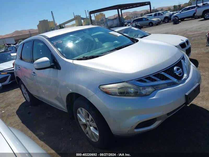 2014 NISSAN MURANO S Silver  Gasoline JN8AZ1MU0EW403384 photo #1