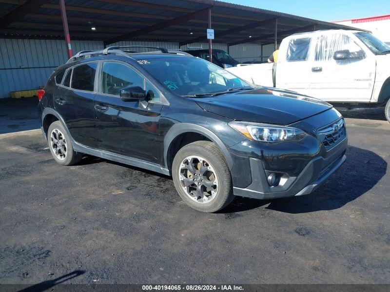 2021 SUBARU CROSSTREK PREMIUM Black  Gasoline JF2GTAPC1MH394015 photo #1