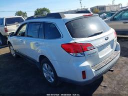 2011 SUBARU OUTBACK 2.5I PREMIUM White  gas 4S4BRBCC8B3310474 photo #4