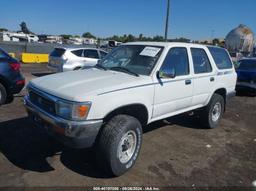 1993 TOYOTA 4RUNNER VN29 SR5 White  Gasoline JT3VN29V4P0017383 photo #3