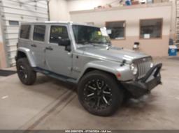 2018 JEEP WRANGLER JK UNLIMITED SAHARA 4X4 Gray  Flexible Fuel 1C4BJWEG9JL851180 photo #2