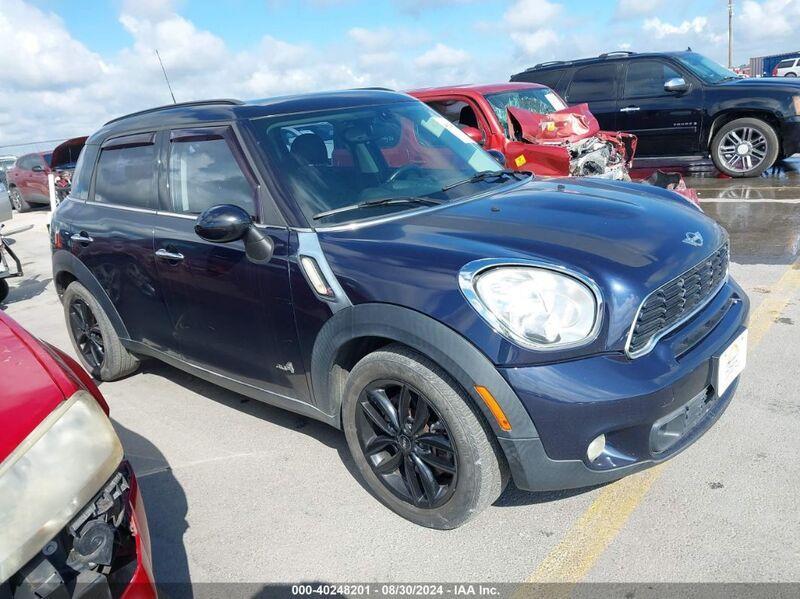 2014 MINI COUNTRYMAN COOPER S Blue  Gasoline WMWZC5C55EWP40745 photo #1