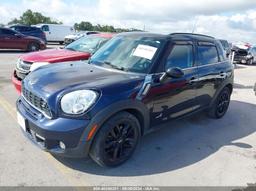 2014 MINI COUNTRYMAN COOPER S Blue  Gasoline WMWZC5C55EWP40745 photo #3