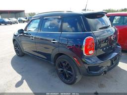 2014 MINI COUNTRYMAN COOPER S Blue  Gasoline WMWZC5C55EWP40745 photo #4