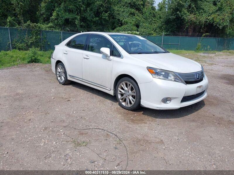 2010 LEXUS HS 250H PREMIUM White  Hybrid JTHBB1BA0A2006464 photo #1