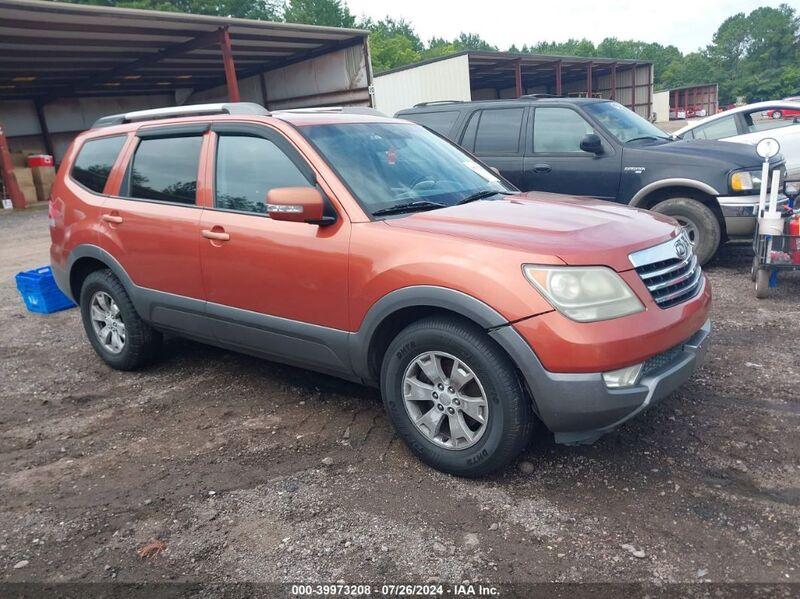 2009 KIA BORREGO EX V6 Orange  Gasoline KNDJJ741995022446 photo #1