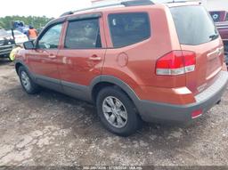 2009 KIA BORREGO EX V6 Orange  Gasoline KNDJJ741995022446 photo #4