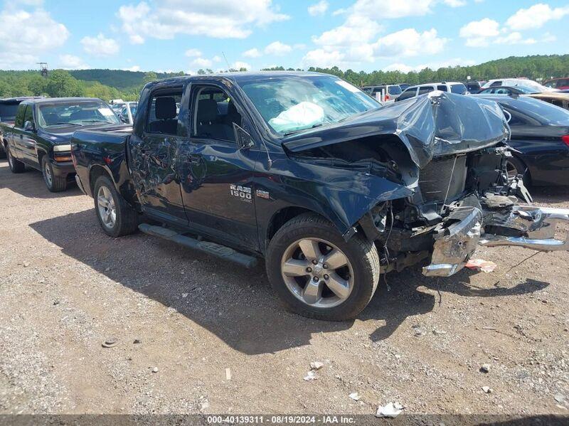 2019 RAM 1500 CLASSIC SLT Black  Gasoline 1C6RR6LT9KS573077 photo #1