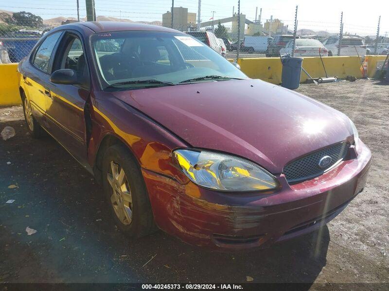 2006 FORD TAURUS SE Red  Gasoline 1FAFP53UX6A188083 photo #1