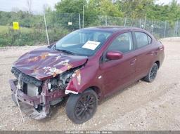 2018 MITSUBISHI MIRAGE G4 ES Maroon  Gasoline ML32F3FJ7JHF12484 photo #3