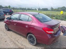 2018 MITSUBISHI MIRAGE G4 ES Maroon  Gasoline ML32F3FJ7JHF12484 photo #4