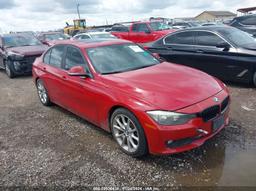 2014 BMW 320I Red  Gasoline WBA3B1G57ENS81218 photo #2