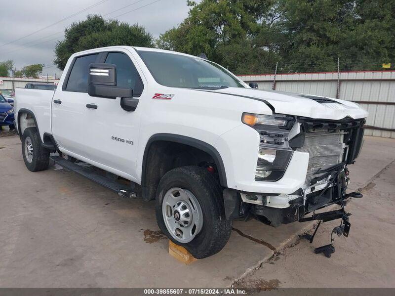 2023 CHEVROLET SILVERADO 2500HD 4WD  STANDARD BED WT White  Diesel 1GC4YLEYXPF155981 photo #1