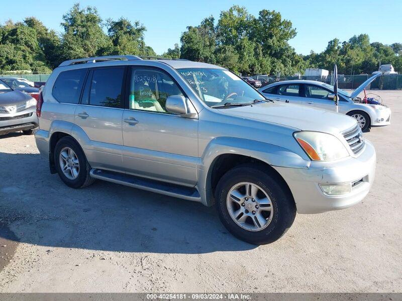 2005 LEXUS GX 470 Silver  Gasoline JTJBT20XX50086317 photo #1