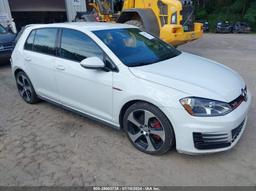 2017 VOLKSWAGEN GOLF GTI AUTOBAHN 4-DOOR/S 4-DOOR/SE 4-DOOR/SPORT 4-DOOR White  Gasoline 3VW4T7AU2HM058555 photo #2