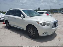 2013 INFINITI JX35 White  Gasoline 5N1AL0MN3DC312671 photo #2