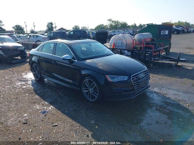 2015 AUDI S3 2.0T PREMIUM PLUS Black  Flexible Fuel WAUFFHFF2F1103116 photo #1