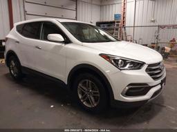 2018 HYUNDAI SANTA FE SPORT 2.4L White  Gasoline 5NMZT3LBXJH066957 photo #2