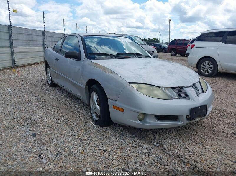 2004 PONTIAC SUNFIRE Silver  Gasoline 1G2JB12F247330648 photo #1