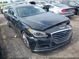 2017 GENESIS G80 3.8 Black  Gasoline KMHGN4JE3HU187087 photo #2