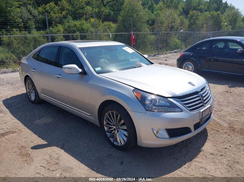 2014 HYUNDAI EQUUS ULTIMATE Silver  Gasoline KMHGH4JH8EU073941 photo #1