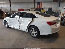 2018 CHEVROLET MALIBU 1FL White  Gasoline 1G1ZC5ST9JF186616 photo #4