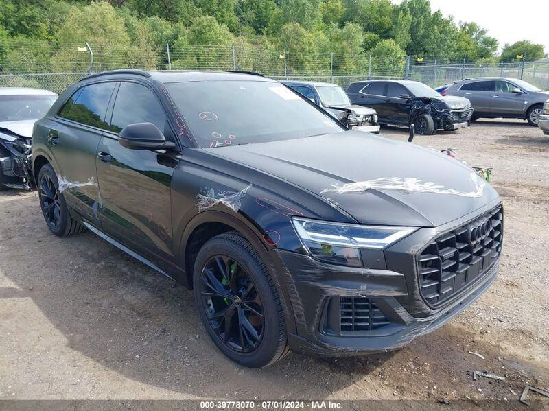 2021 AUDI Q8 PREMIUM 55 TFSI QUATTRO TIPTRONIC Black  Gasoline WA1AVAF19MD007503 photo #1