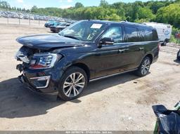 2020 FORD EXPEDITION LIMITED MAX Black  Gasoline 1FMJK1KT9LEA54945 photo #3