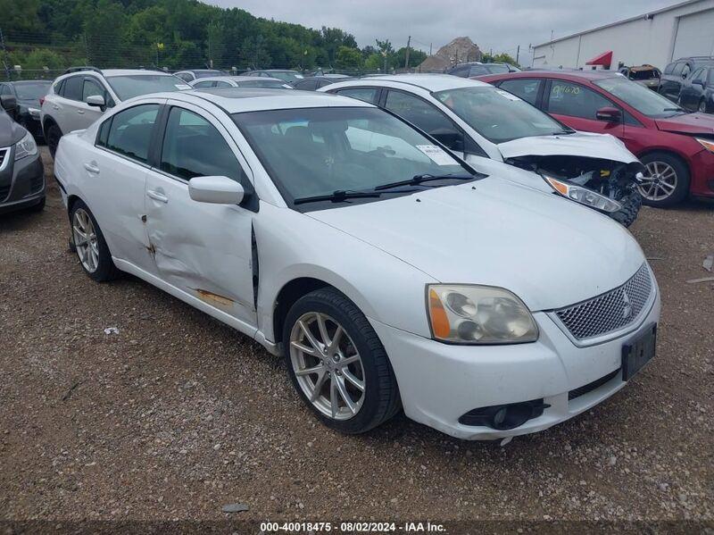 2012 MITSUBISHI GALANT ES/SE White  Gasoline 4A32B3FF7CE009475 photo #1