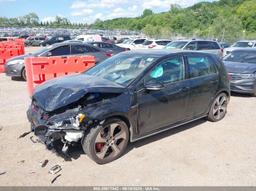 2017 VOLKSWAGEN GOLF GTI AUTOBAHN 4-DOOR/S 4-DOOR/SE 4-DOOR/SPORT 4-DOOR Black  Gasoline 3VW447AU7HM066504 photo #3