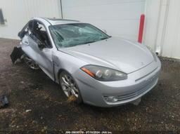 2008 HYUNDAI TIBURON GT/GT LIMITED/SE Silver  Gasoline KMHHN66F18U267814 photo #2