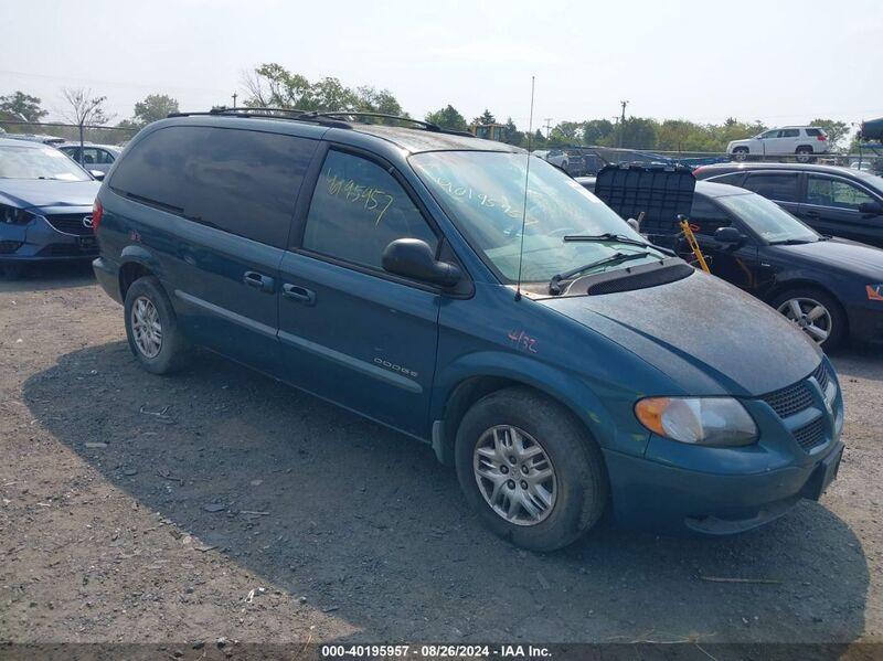 2001 DODGE GRAND CARAVAN SPORT Green  Flexible Fuel 1B8GP44331B240019 photo #1