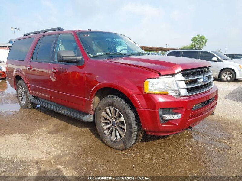 2016 FORD EXPEDITION EL XLT Red  Gasoline 1FMJK1JT3GEF14589 photo #1