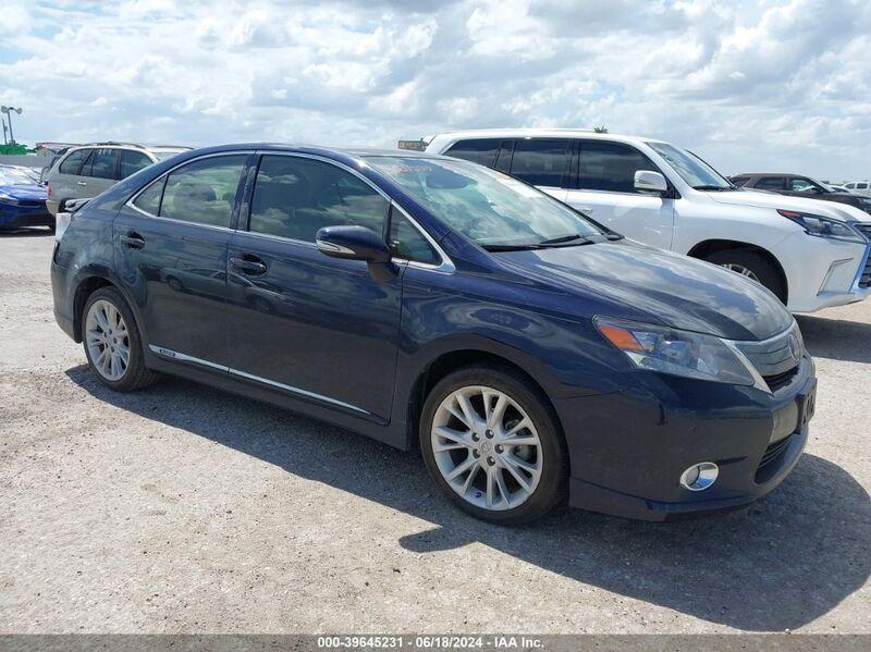 2010 LEXUS HS 250H PREMIUM Blue  Hybrid JTHBB1BA2A2007468 photo #1