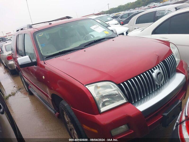 2006 MERCURY MOUNTAINEER PREMIER Red  Gasoline 4M2EU38836UJ16634 photo #1