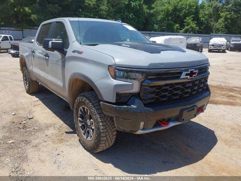 2024 CHEVROLET SILVERADO 1500 4WD  SHORT BED ZR2 Gray  Diesel 3GCUDHE80RG223649 photo #1